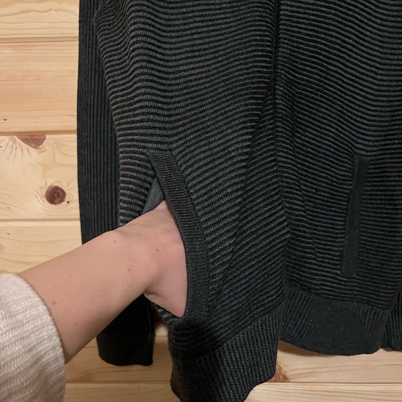 Joseph Abboud Merino Wool Blend Zip Up Sweater - Picture 4 of 6